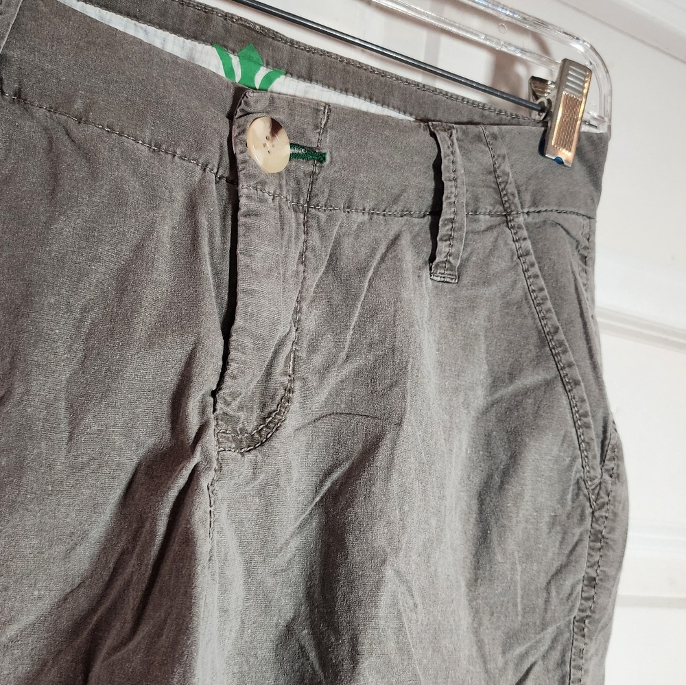 Worn Lightweight Gray Cotton Blend Shorts Size 2 (4.5in Inseam) - Picture 3 of 6